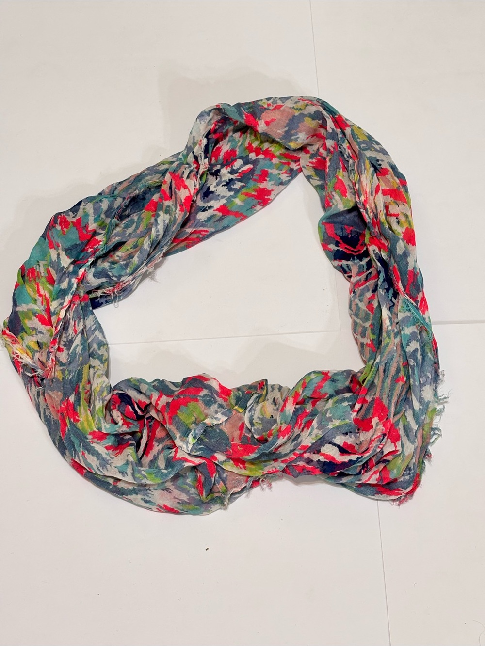 American Eagle Lightweight Multicolor Floral Scarf - Women Accessories